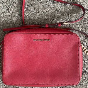Red Michael Kors purse